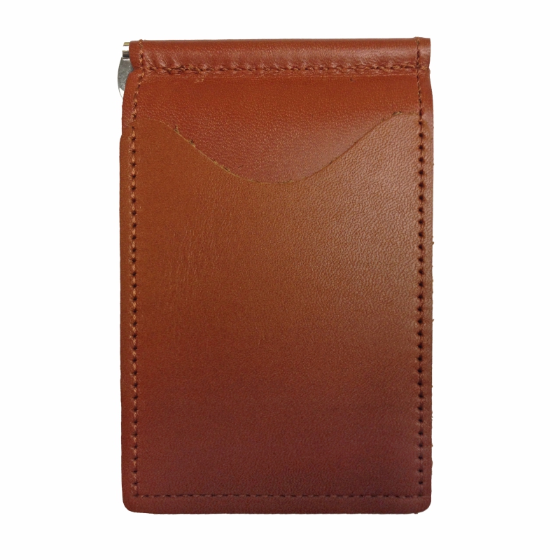 English Tan Back Saver Leather Wallet